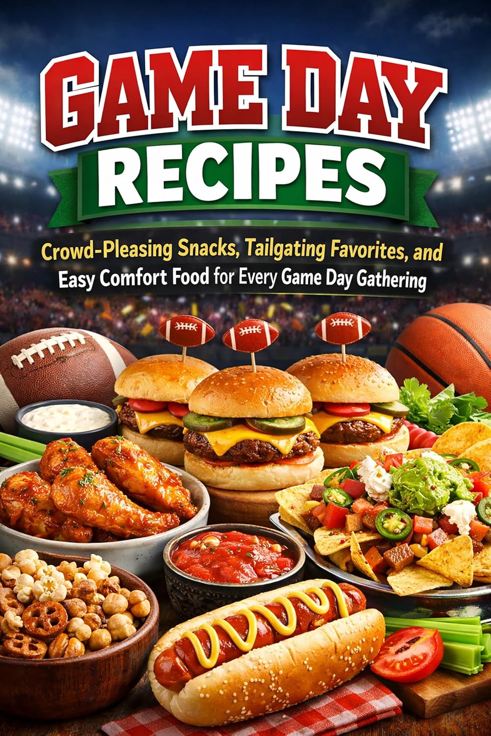 Game Day Recipes: Crowd-Pleasing Snacks, Tailgating Favorites, and Easy Comfort Food for Every Game Day Gathering
