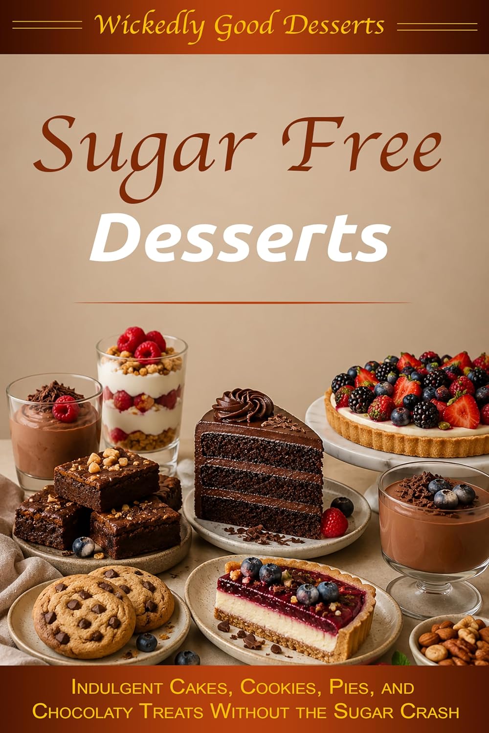 Sugar Free Desserts: Indulgent Cakes, Cookies, Pies, and Chocolaty Treats Without the Sugar Crash